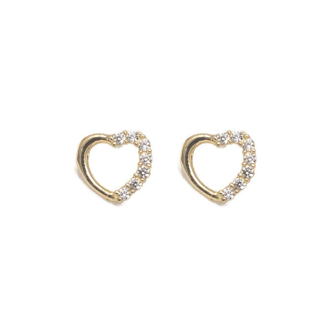 Arete corazon con zirconia