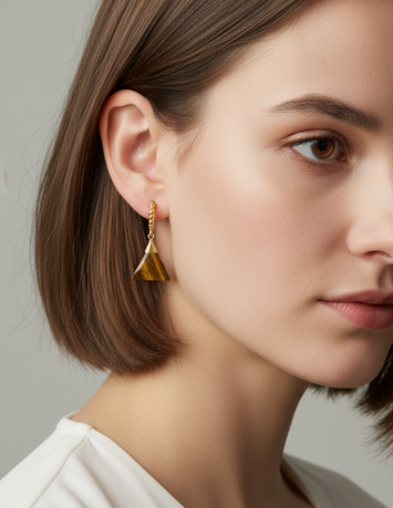 Aretes Farrah Ojo de Tigre