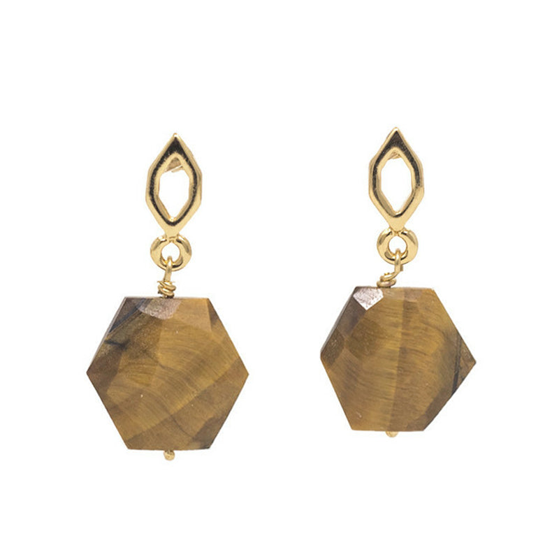 Aretes Liora Ojo de Tigre