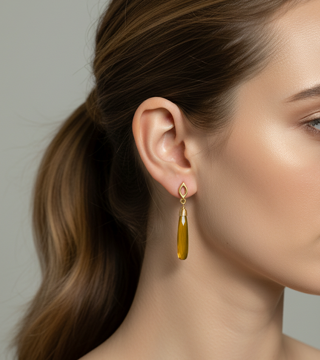 Arete Lulu amarillo