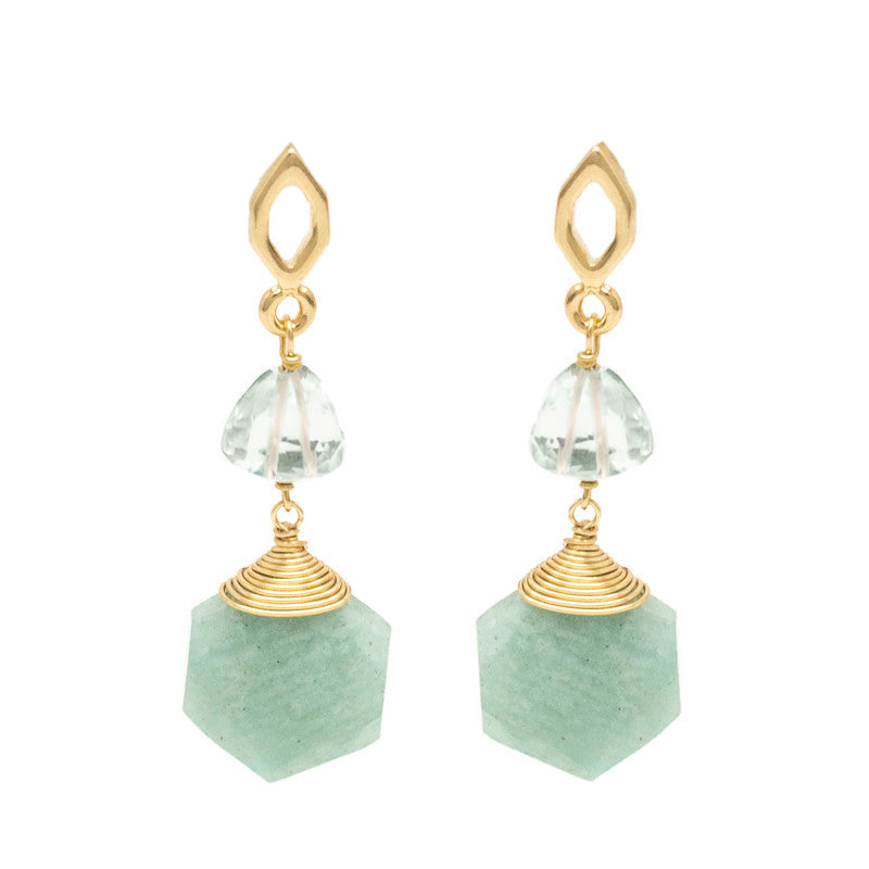 Aretes Ella Aqua