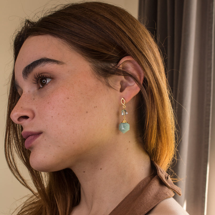 Aretes Ella Aqua