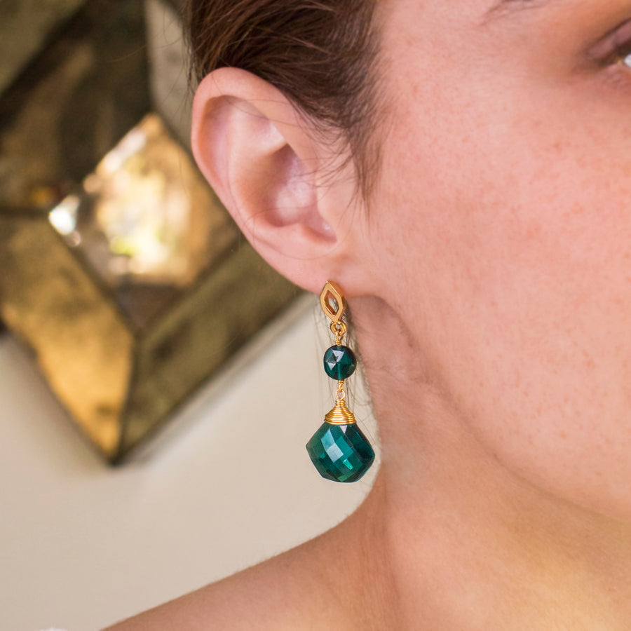 Aretes Ella Teal