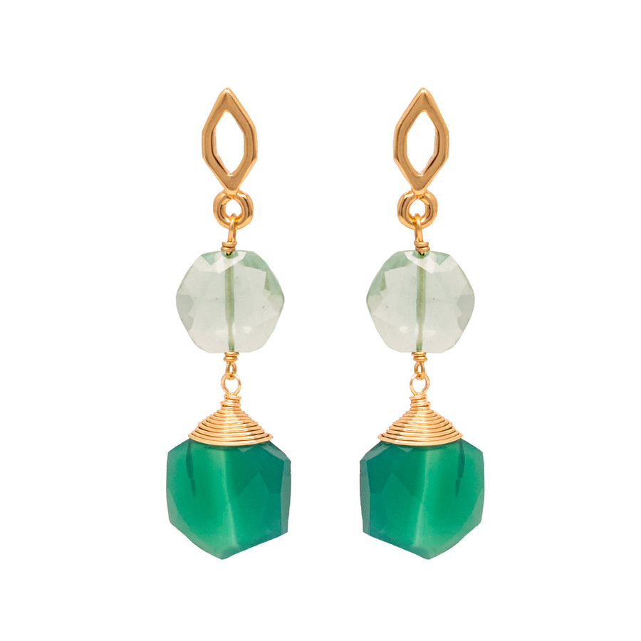 Aretes Ella Green