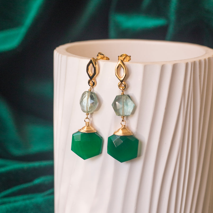 Aretes Ella Green