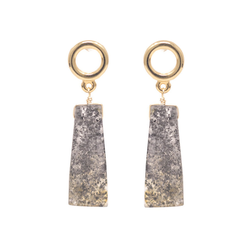 Aretes Pipper sun stone