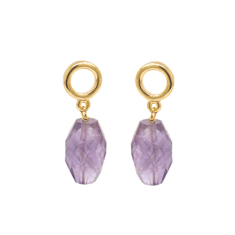 Aretes Britt Amatista