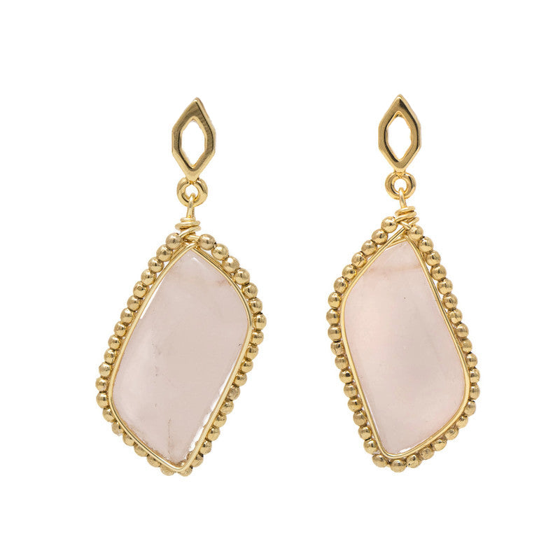 Aretes Sadie Qz Rosa