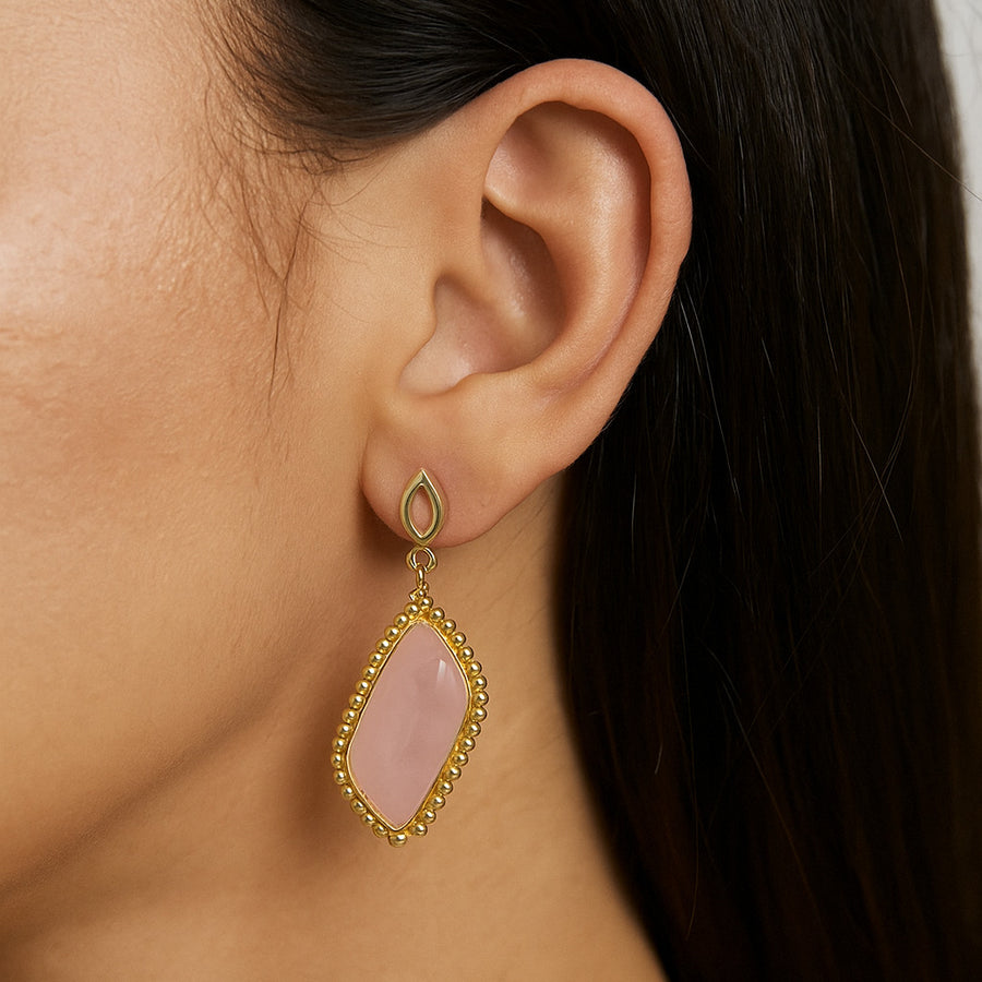 Aretes Sadie Qz Rosa