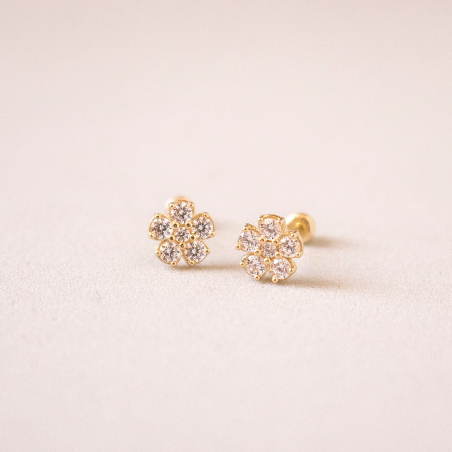 Arete Flor Petalos