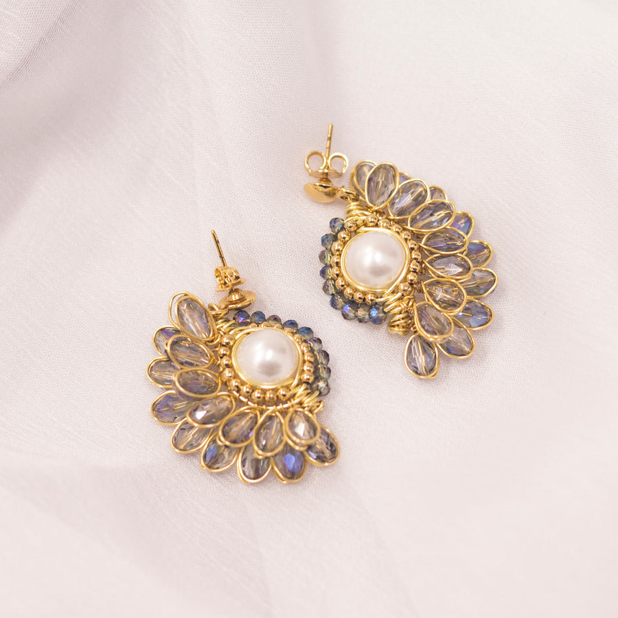 Aretes Abby Azul