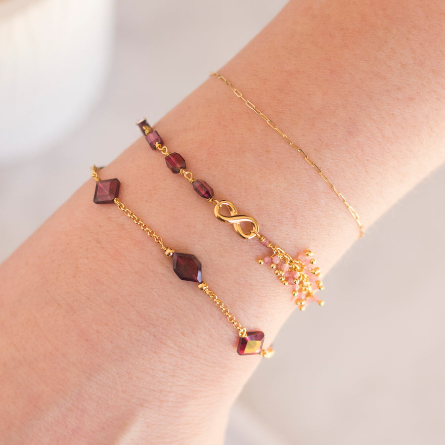 Pulsera Cammi tinto