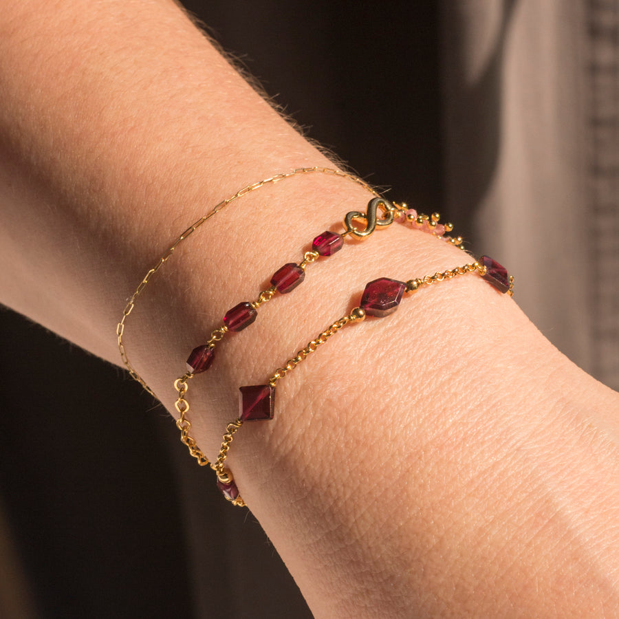 Pulsera Cammi tinto