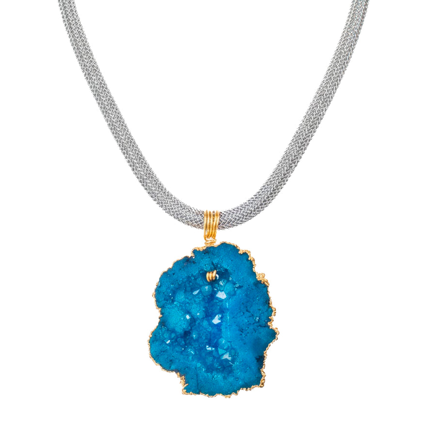 Cordón con Druzy Azul