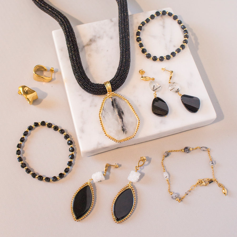 Cordón con Cuarzo Rutilado