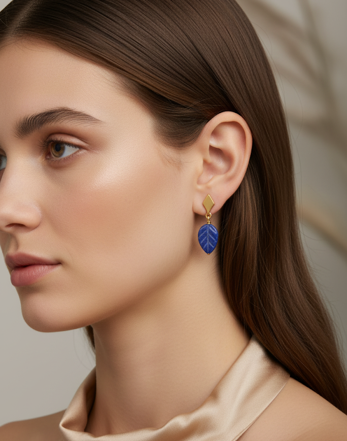 Arete Leaf chico