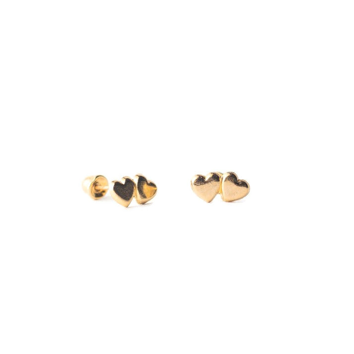 Arete corazon doble