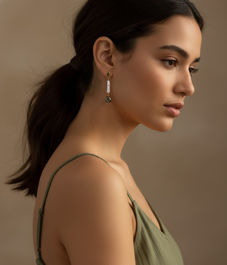 Arete Tasha con pirita