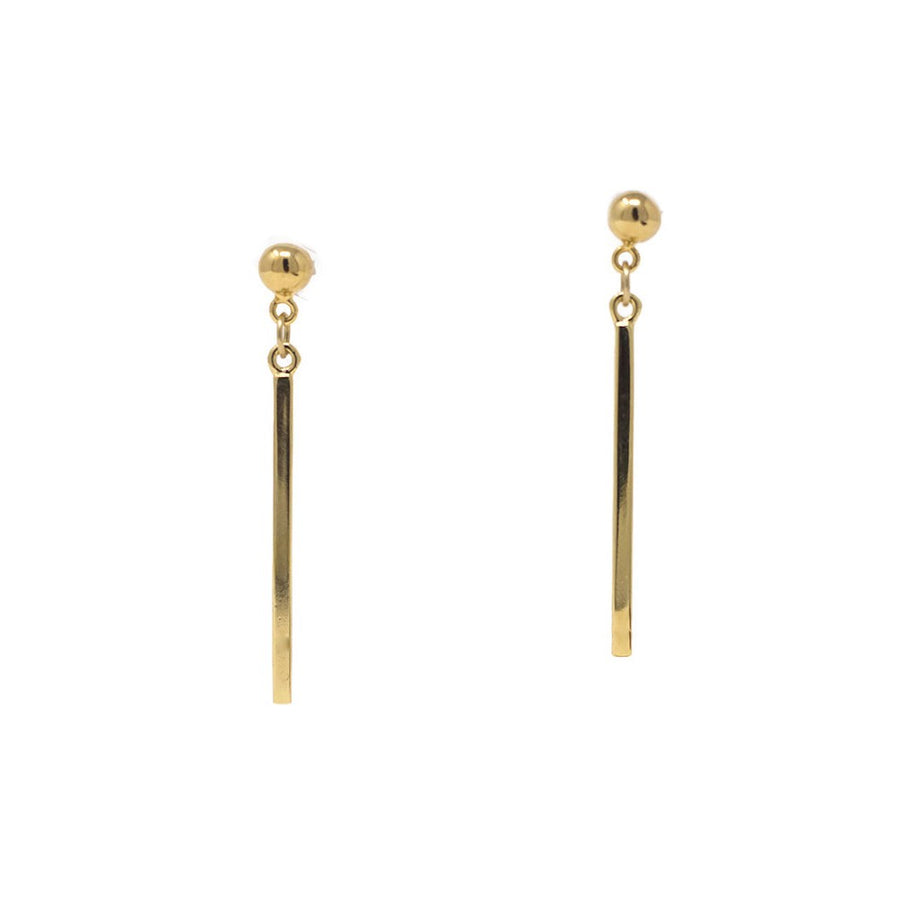 Aretes barra larga