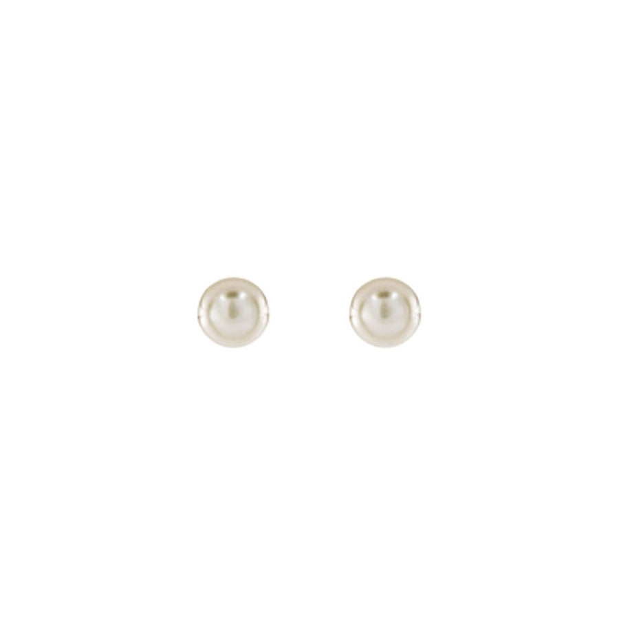 Aretes perlas 6mm