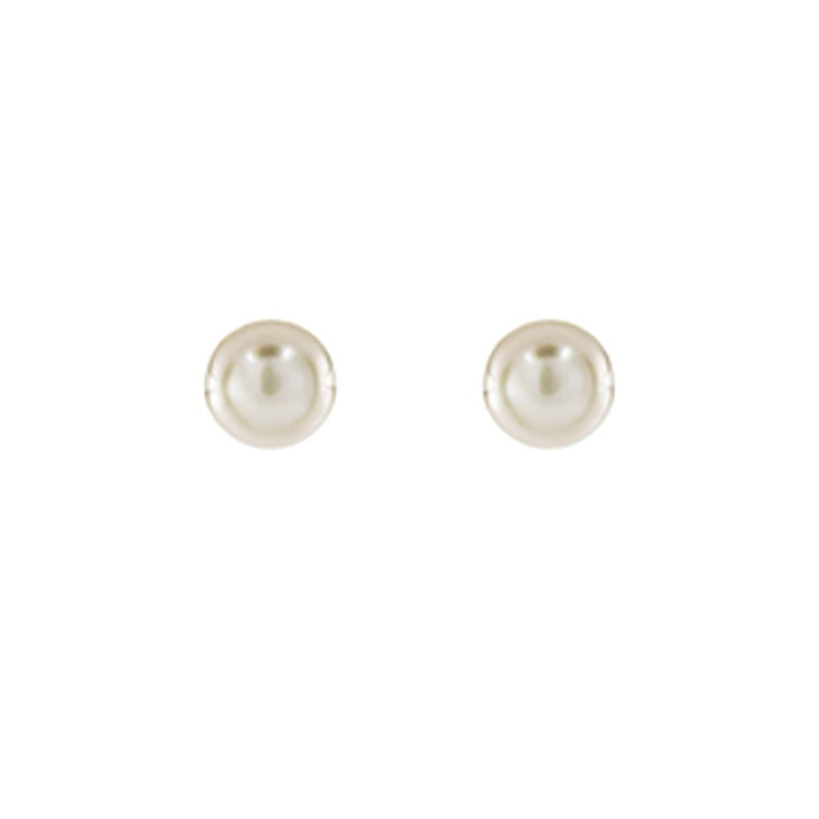 Aretes perlas 6mm