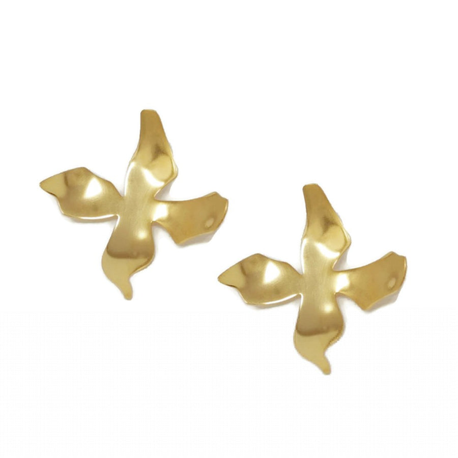 Aretes flor grande