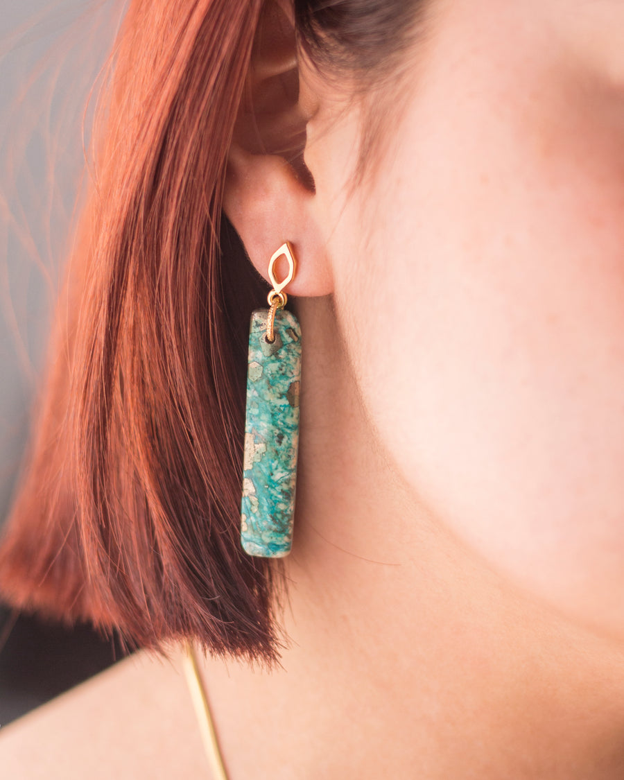 Aretes Lyv Aqua