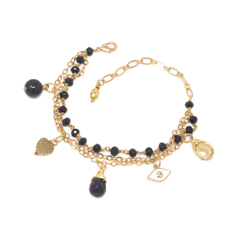 Pulsera charms Black